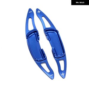 車用 ステアリングホイール シフト パドル シフト ギアダイレクト シフター マツダ 3 6 CX-4 2013+ CX-5 2016 2017 2018 アテンザ アクセラ 2014-2018 - Blue