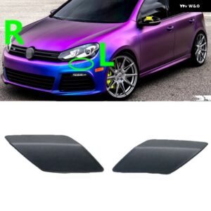 車用フロント バンパー ヘッドライト ウォッシャーノズル カバー キャップ 5K0955109G 5K0955110G VW ゴルフ 6 R MK6 2009 - 13 - 1pair L and R
