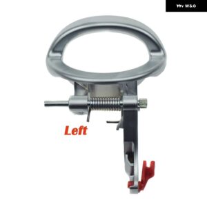 車用シルバー 左右内装 ドアハンドル ダッジ ナイトロ 2007 - 11 68004828AA 68004829AA - Left