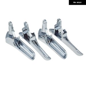 左/右クローム内側インナー インテリア ドアハンドル カバー トリム ドアプルハンドル メルセデスベンツ S211 W211 W219 2003-2009 - LH RH 4PCS