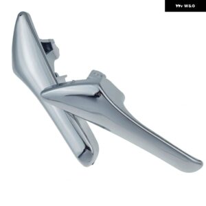 左/右クローム内側インナー インテリア ドアハンドル カバー トリム ドアプルハンドル メルセデスベンツ S211 W211 W219 2003-2009 - LH RH 2PCS