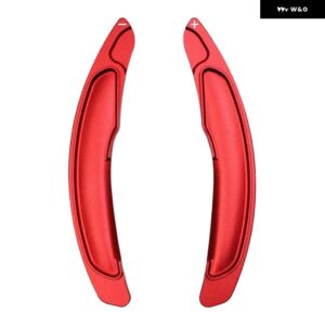 車 ステアリングホイール シフト パドルエクステンションダイレクトギアパドルエクステンション 三菱 ASXアウトランダーランサーエクリプスクロスランサー - Red