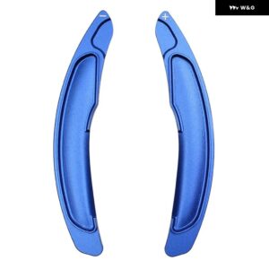 車 ステアリングホイール シフト パドルエクステンションダイレクトギアパドルエクステンション 三菱 ASXアウトランダーランサーエクリプスクロスランサー - Blue