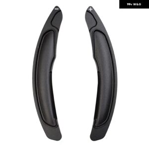 車 ステアリングホイール シフト パドルエクステンションダイレクトギアパドルエクステンション 三菱 ASXアウトランダーランサーエクリプスクロスランサー - black