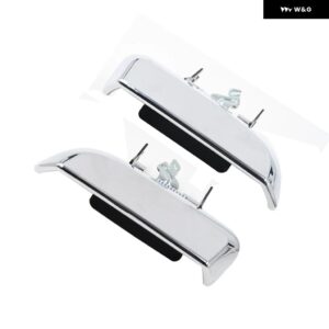 車リア 外装 外側 ドアハンドル 日産 パスファインダー R51 2005 - 2013 82607-EA502 82606-EA502 1030514 - Silver Left Right