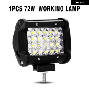 車用スポーツライト LEDワーク ライトバー オフロード フラッドライト ドライビング ヘッドライト 4/5/7インチ ランプ コンボビーム 12V 24V ATV SUV - B 1 pcs 72w spot