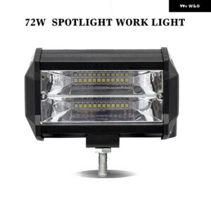 車用スポーツライト LEDワーク ライトバー オフロード フラッドライト ドライビング ヘッドライト 4/5/7インチ ランプ コンボビーム 12V 24V ATV SUV - A 1 pcs 72w spot