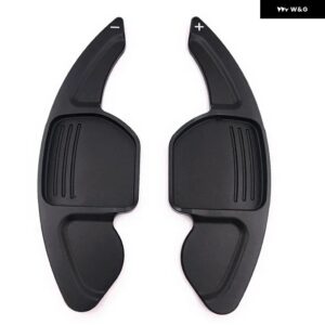 車用 シフト パドルシート レオン ST 5F FR クプラ アテカ イビサ 6P アロナ タラッコ アルハンブラ ステアリングホイール 延長 シフター DSG ステッカー - black