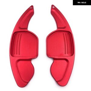 車用 シフト パドルシート レオン ST 5F FR クプラ アテカ イビサ 6P アロナ タラッコ アルハンブラ ステアリングホイール 延長 シフター DSG ステッカー - Red