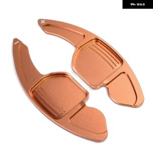 車用 シフト パドルシート レオン ST 5F FR クプラ アテカ イビサ 6P アロナ タラッコ アルハンブラ ステアリングホイール 延長 シフター DSG ステッカー - Gold