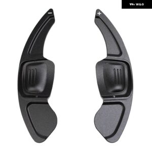 車用 ステアリングホイール シフト パドル 延長 シフター フォルクスワーゲン ティグアン MK2 VW ゴルフ 8 MK7.5 ヴァリアント オール トラック MK7 T-クロ - black