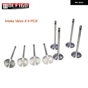 吸排気 バルブ とステム オイルシール VW ゴルフ G-TI ティグアン ビートル アウディ 06D109601M 06D 109 601M 06D109611H 036109675A - 8PCS Intake
