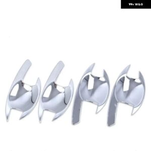 三菱 L200 トライトン 2015 - 21 カーボン クローム カー ドアハンドル カバー スタイリング アクセサリー - s-bowl