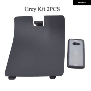 右側スライドドアステップボードカバー プレート グレー/ブラック トヨタ ハイエース コミューター グランディア GL スーパーグランディア GL 2005-2019 - GR Right and lamp