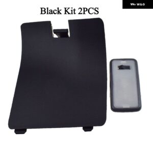 右側スライドドアステップボードカバー プレート グレー/ブラック トヨタ ハイエース コミューター グランディア GL スーパーグランディア GL 2005-2019 - BK Right and lamp