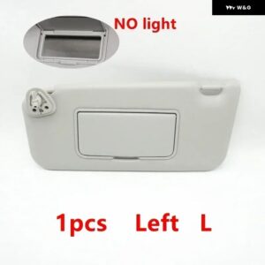 車用フロントサイドサンシェード シールドカバー サン バイザー 化粧鏡付き JAC リファイン S3 2014 - 21 - 1pcs Left no light