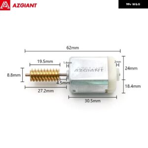 ローバー車用サイドドアロック アクチュエーター 高出力モーター 12V DC オート セントラ ルリペア FC280 エンジン DIY - Motor B