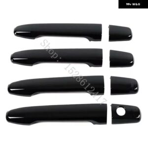 三菱 アウトランダーASXランサー20082020 ABS ドアハンドル ボウル ドアハンドル カバー カバー トリム カーアクセサリー - Glossy Black3