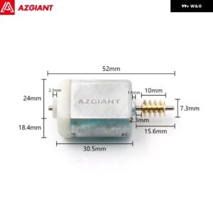 ルノー車用サイドドアロック アクチュエーター 高出力モーター 12V DC オート セントラ ルリペア FC280 エンジン DIY - Motor E