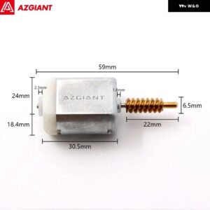 ルノー車用サイドドアロック アクチュエーター 高出力モーター 12V DC オート セントラ ルリペア FC280 エンジン DIY - Motor D