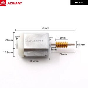 ルノー車用サイドドアロック アクチュエーター 高出力モーター 12V DC オート セントラ ルリペア FC280 エンジン DIY - Motor H
