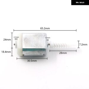 ルノー車用サイドドアロック アクチュエーター 高出力モーター 12V DC オート セントラ ルリペア FC280 エンジン DIY - Right Motor N