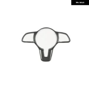 車 ステアリングホイール 装飾 カバー メルセデスベンツ A B C E G CLA GLB クラス W177 W247 W205 W213 C118 W118 アクセサリー - ABS carbon fibre