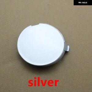 車用フロント バンパー 牽引フックカバー キャップ フォード エコスポーツ 2013 - 17 - 1pcs Sliver