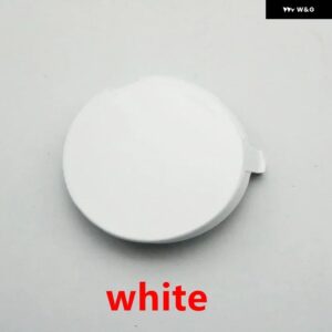 車用フロント バンパー 牽引フックカバー キャップ フォード エコスポーツ 2013 - 17 - 1pcs white