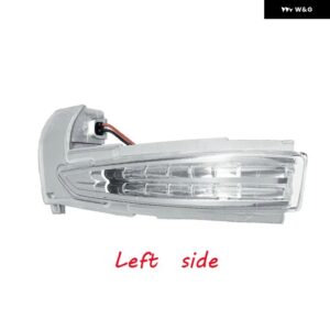 車ドアミラー インジケーター ライト右側/左側 運転席側 助手席側 リピーターランプ プジョー 508 シトロエン DS5 C4 - Left with wire