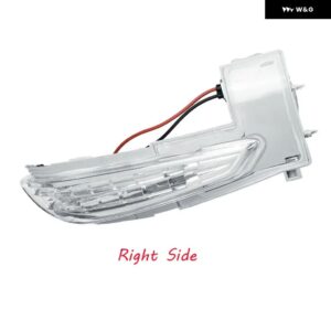 車ドアミラー インジケーター ライト右側/左側 運転席側 助手席側 リピーターランプ プジョー 508 シトロエン DS5 C4 - Right with wire