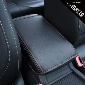 車用センター アームレスト ボックス 3Dデザイン 人工皮革カバー アクセサリー 日産 キャシュカイ J10 J11 2008 2009 2010 2015 2017 2018 - see chart4