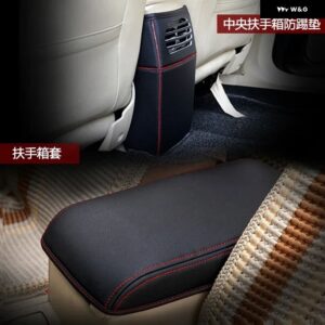 車用センター アームレスト ボックス 3Dデザイン 人工皮革カバー アクセサリー 日産 キャシュカイ J10 J11 2008 2009 2010 2015 2017 2018 - see chart5