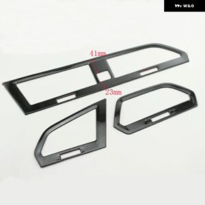 車用 エアコン 吹き出し口カバー トリム ステッカー スパンコール フォルクスワーゲン VW ティグアン MK2 2 2016 - 20 アクセサリー - Small black holes