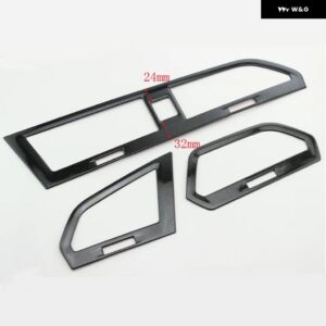 車用 エアコン 吹き出し口カバー トリム ステッカー スパンコール フォルクスワーゲン VW ティグアン MK2 2 2016 - 20 アクセサリー - Big black holes