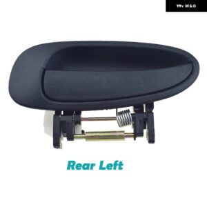 外装 ドアハンドル フロント リア 左/右 トヨタ アベンシス 1997-2003 69220-05060 69210-05060 69240-05060 69230-05060 - Rear Left