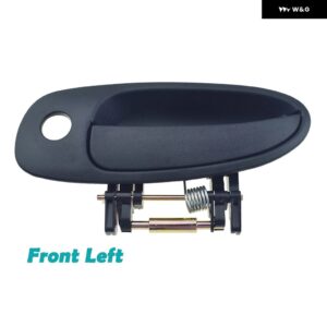 外装 ドアハンドル フロント リア 左/右 トヨタ アベンシス 1997-2003 69220-05060 69210-05060 69240-05060 69230-05060 - Front Left