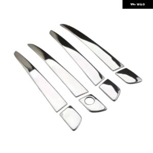 レクサス RX RX270 RX350/450H 2009-2015 ブラック ブルー シルバー カー ドアハンドル カバー 装飾 トリム ステッカー スタイリング アクセサリー - Silver