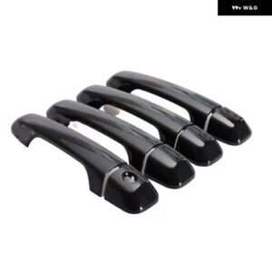 光沢 ブラック車 ドアハンドル カバー トリム レクサスGX GX460 2010 - 17 スタイリング アクセサリー - black no sensor