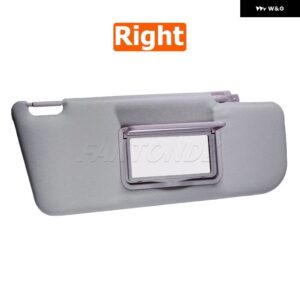 車用サン バイザー 左側 右側サン バイザー ミラー とポケット付き フィアット パンダ MK2 2003-2011 735362729 735362730 - right