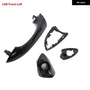 車フロント左右/リア左右外側 ドアハンドル BMW X5 E53 2000-2006 51218243617 51218243618 - LHD Front Left