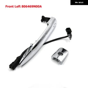 車フロント左右 外装 ドアハンドル シルバーABS 826469N00A 806469N00A 806451AA0A 日産 リーフマキシマムラーノ セントラ - Front Left