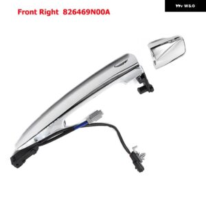 車フロント左右 外装 ドアハンドル シルバーABS 826469N00A 806469N00A 806451AA0A 日産 リーフマキシマムラーノ セントラ - Front Right