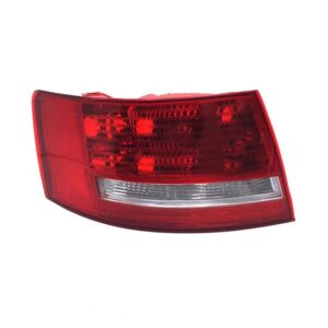 リアテールランプ ブレーキライト ウィンカー 電球 なし アウディ A6 S6 クワトロ 2005-2008 4F5945096M 4F5945095M カーアクセサリー - Left