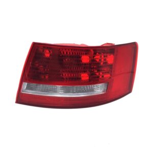 リアテールランプ ブレーキライト ウィンカー 電球 なし アウディ A6 S6 クワトロ 2005-2008 4F5945096M 4F5945095M カーアクセサリー - Right