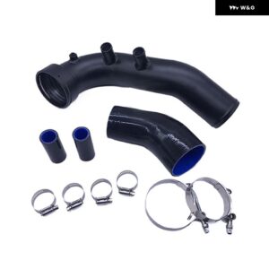 インテークターボチャージ パイプ キット N54 E82 E87 E88 E90 E92 E93 135I 335I 335XI 335IS 335I XDRIVE エアチャージ パイプ 535XI 535I - K8-06 Black