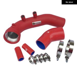 インテークターボチャージ パイプ キット N54 E82 E87 E88 E90 E92 E93 135I 335I 335XI 335IS 335I XDRIVE エアチャージ パイプ 535XI 535I - K8-06 Red