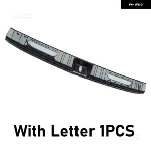 カーアクセサリー メルセデス ベンツ GLB クラス X247 2021-2023 リア バンパー プロテクター シル トランク トレッドプレート トリム - Black brushed B