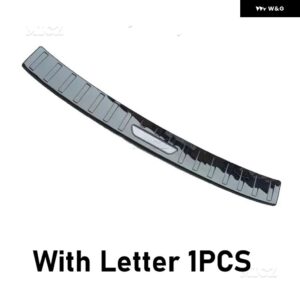 カーアクセサリー メルセデス ベンツ GLB クラス X247 2021-2023 リア バンパー プロテクター シル トランク トレッドプレート トリム - Black brushed C