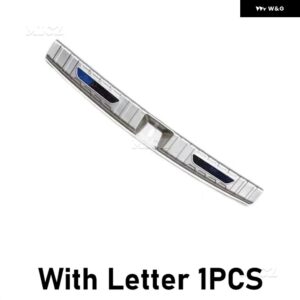 カーアクセサリー メルセデス ベンツ GLB クラス X247 2021-2023 リア バンパー プロテクター シル トランク トレッドプレート トリム - Silver Brushed B